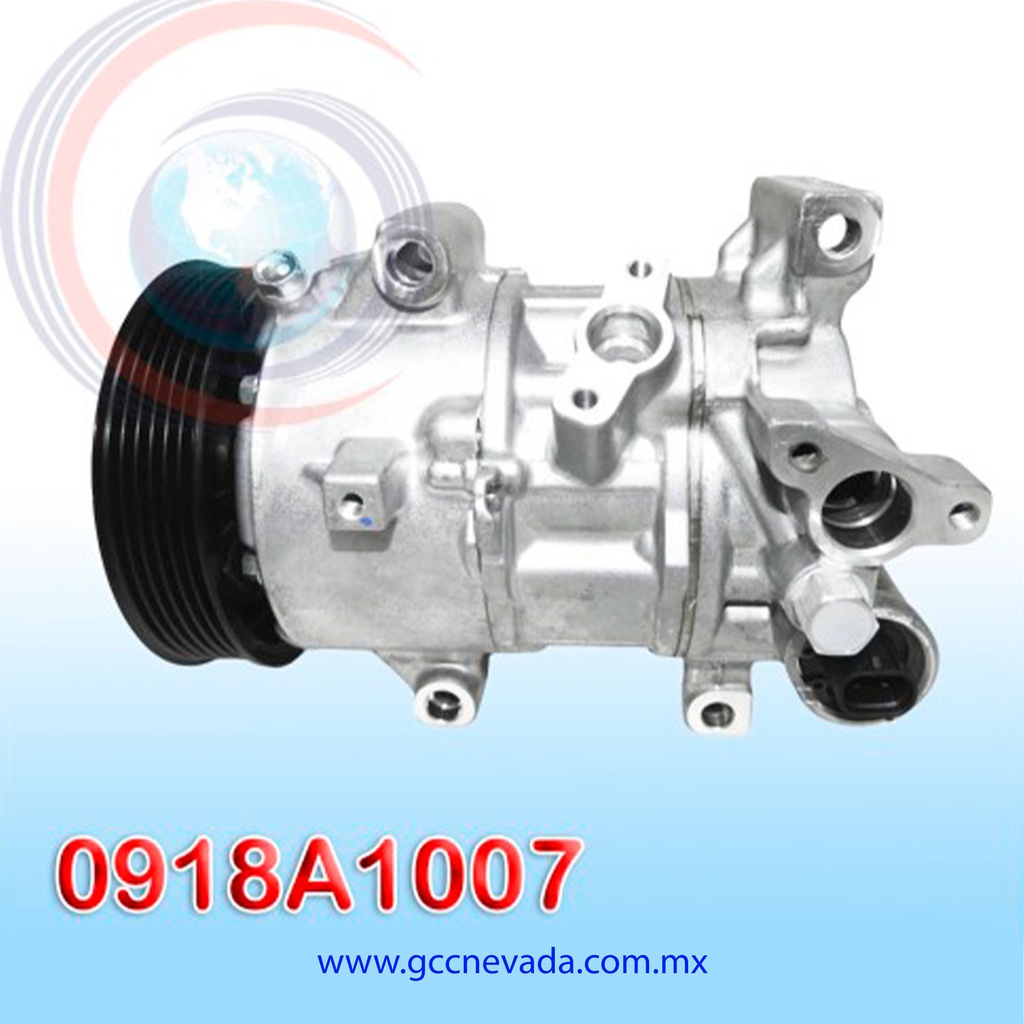 COMPRESOR TOYOTA COROLLA AÑO 14/17 T/P R-134-A 6PK 12V 6SES14C NEVADA ASIA