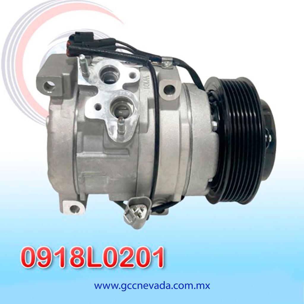 COMPRESOR TOYOTA HI ACE / HILUX DIESEL 2.5 2001 / LAND CRUISER T/P 7PK NEVADA ASIA