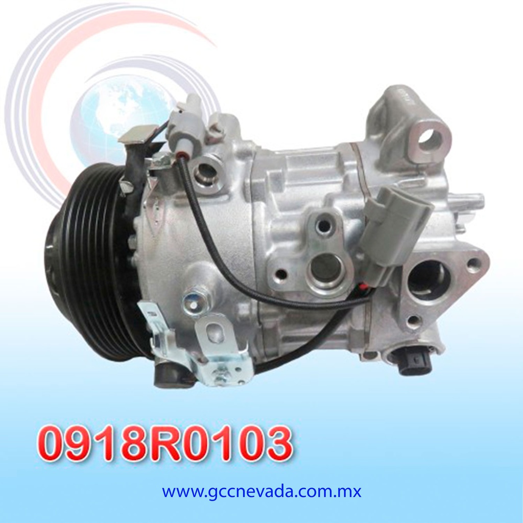 COMPRESOR TOYOTA RAV4 AÑO 13-17 R-134-A T/P 6PK 12V 7SES17C NEVADA