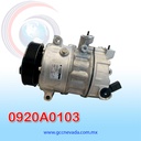COMPRESOR  VOLKSWAGEN JETTA AÑO 05/16 GOLF 06/14 / PASSAT 05/22 / PASSAST CC 09/12 / TIGUAN 09/14 / CC 09/17 / AUDI A3 06/13  PXE16 T/P 6PK 110MM 12V SANDEN USA