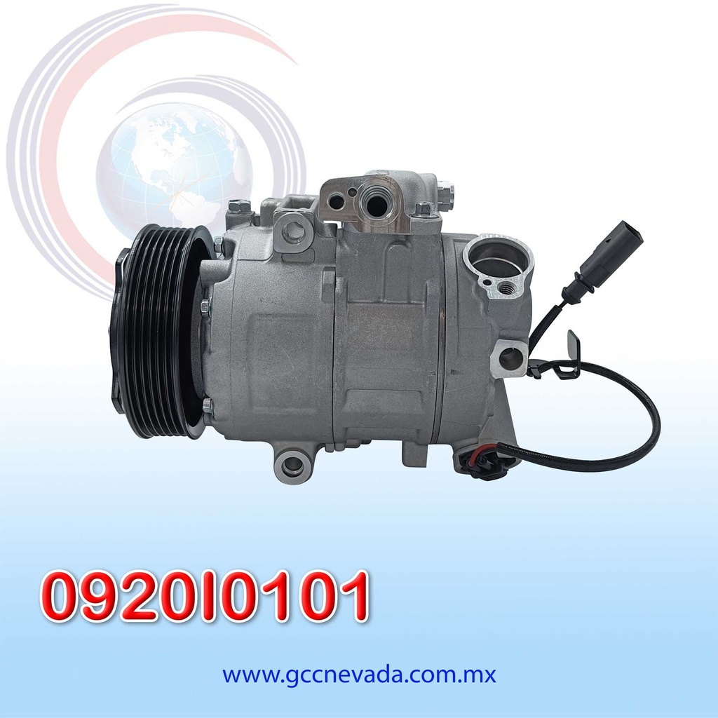COMPRESOR VOLKSWAGEN POLO AÑO 03-10 2.0L / SEAT IBIZA 03-15 1.6/2.0L / 1.8T 6PK 112MM 12V 6SEU12C NEVADA ASIA