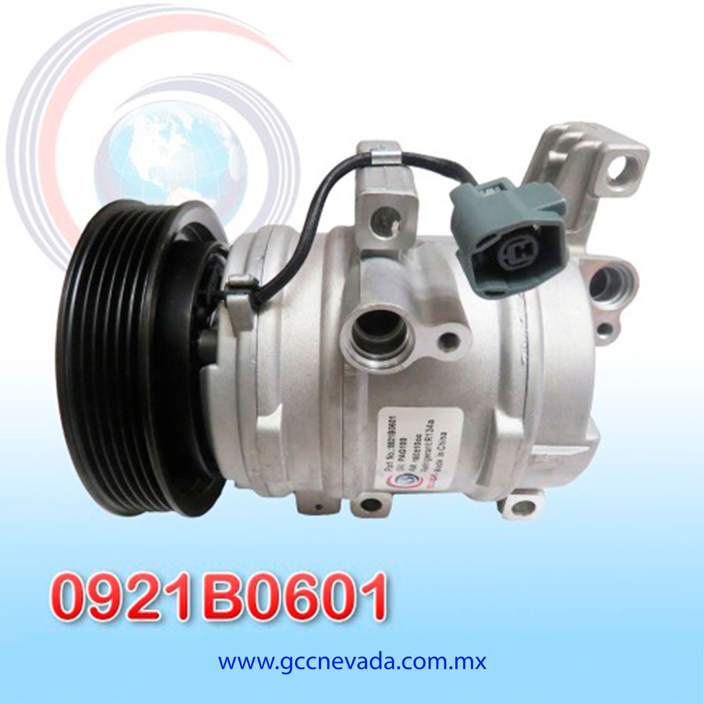 COMPRESOR MAZDA 6 AÑO 06-07 / MAZDA 3 AÑO 07-09 2.3L 6PK NEVADA