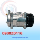COMPRESOR 508 STD R-134-A 8 OREJAS TOMA VERTICAL O-RING 7PK 132MM 12V SD5S14 NEVADA ASIA