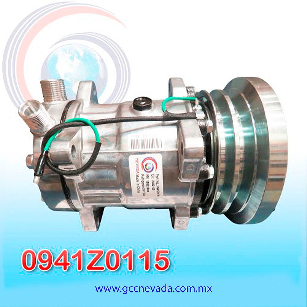 COMPRESOR 709 24V 2A 8 OREJAS (CATERPILLAR EXCAVATOR) NEVADA ASIA