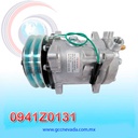 COMPRESOR 709 SD7H15 TOMA VERTICAL ORING R-134-A 24V 8 OREJAS 2A 132MM NEVADA ASIA
