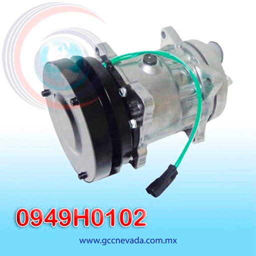 COMPRESOR CATERPILLAR EXCAVATOR 8 OREJAS 24V 1A NEVADA ASIA