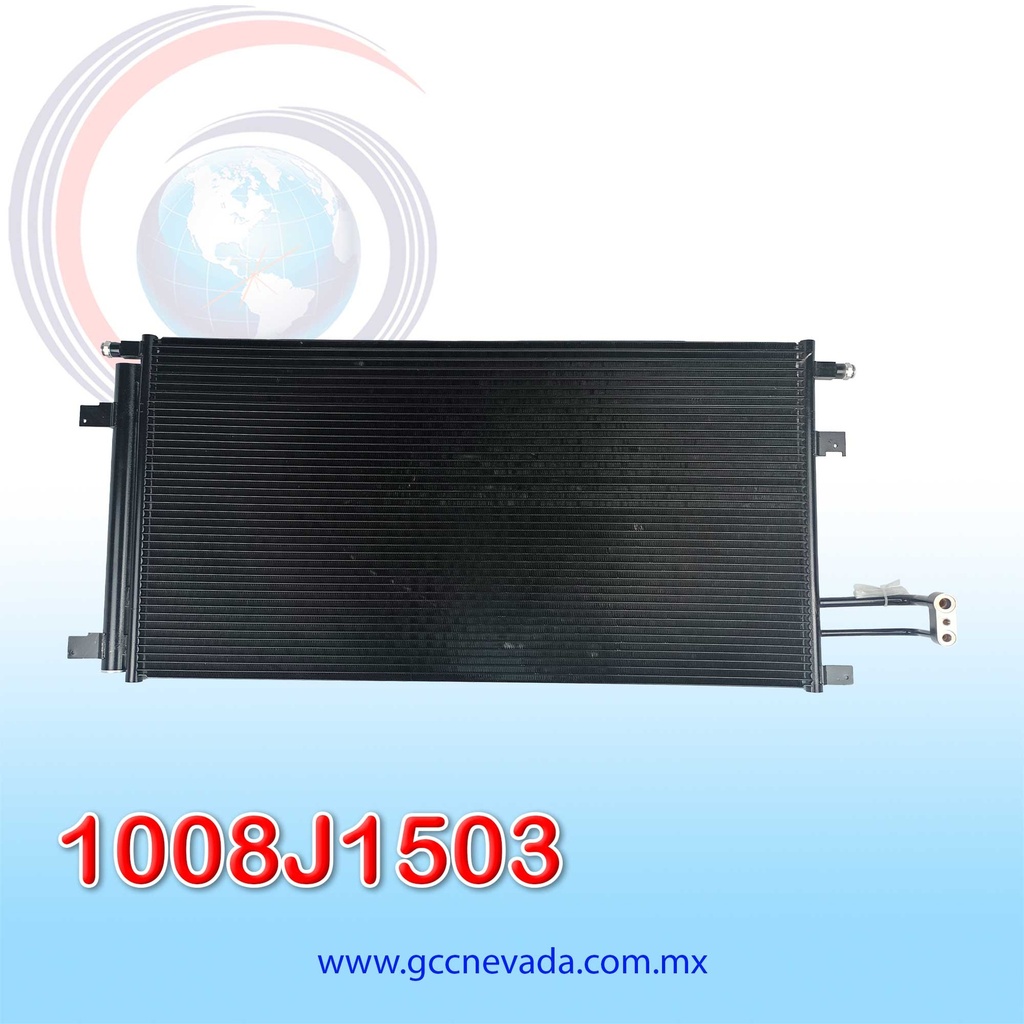 CONDENSADOR CHEVROLET SILVERADO 1500 AÑO 14-18 / SILVERADO 2500 14-17 / SUBURBAN 15-20 / TAHOE 15-20 / CHEYENNE 15-17 / GMC SIERRA 1500 14-19 / SIERRA LIMITED 2019 / YUKON 15-20 / YUKON XL 15-20 / CADILLAC ESCALADE 15-20 R-134-A NEVADA ASIA