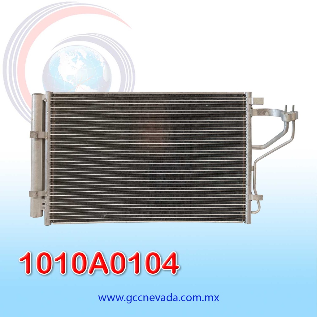 CONDENSADOR HYUNDAI ELANTRA 11/13 / ELANTRA COUPE / GT 2013 / KIA FORTE KOUP 2013 C/FILTRO NEVADA ASIA