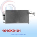 CONDENSADOR HYUNDAI TUCSON AÑO 05/09 / KIA SPORTAGE 05/10 C/FILTRO R-134-A NEVADA ASIA