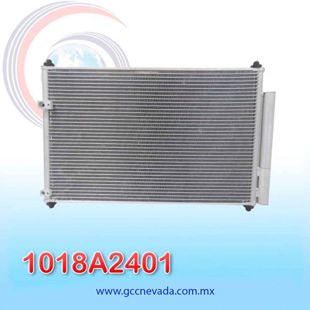 CONDENSADOR TOYOTA COROLLA AÑO 09/14 C/FILTRO NEVADA ASIA