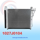 CONDENSADOR KIA PICANTO MORNING 1.4L AÑO 04-12 C/FILTRO NEVADA ASIA