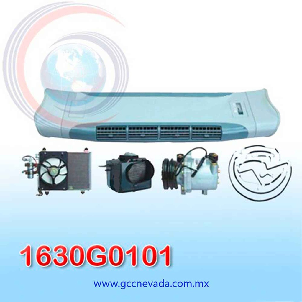 EQUIPO A/C PANEL CARGA 17000 BTU 12V NEVADA ASIA