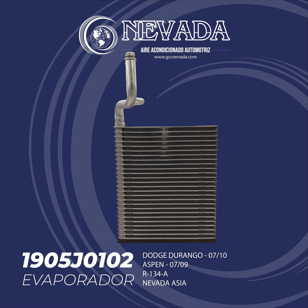 EVAPORADOR DODGE DURANGO AÑO 07-10 / ASPEN AÑO 07-09 NEVADA ASIA