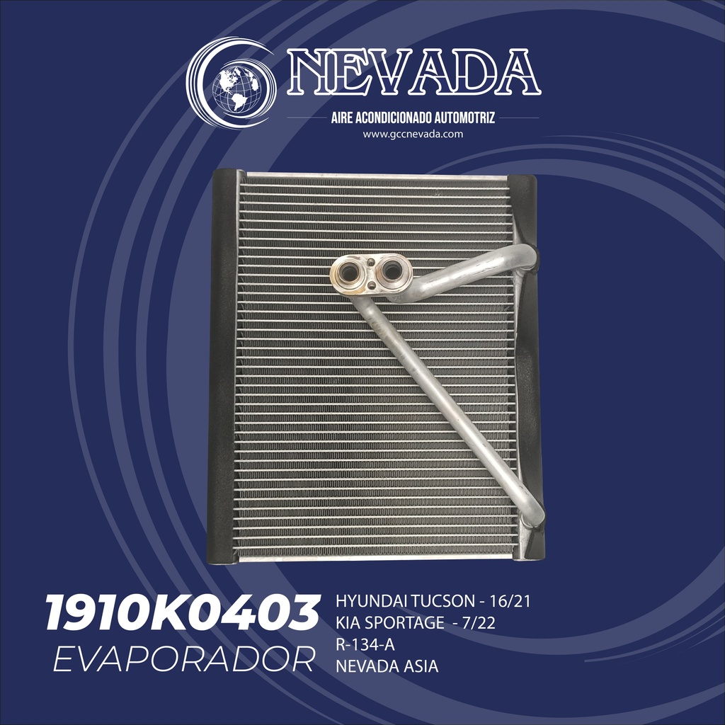 EVAPORADOR HYUNDAI TUCSON AÑO 16/21 / KIA SPORTAGE 17/22 NEVADA ASIA