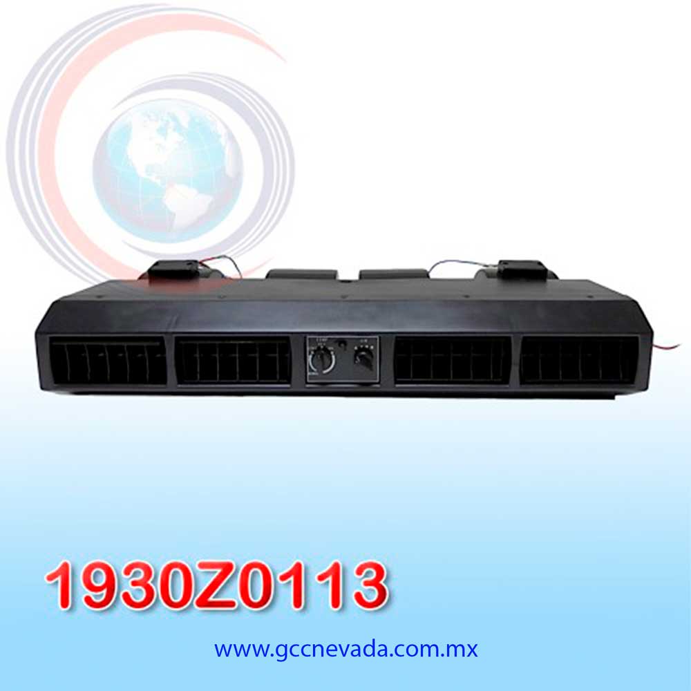 EVAPORADOR UNIV 4 REJILLAS CONCORD 12V (NEGRO) ASIA