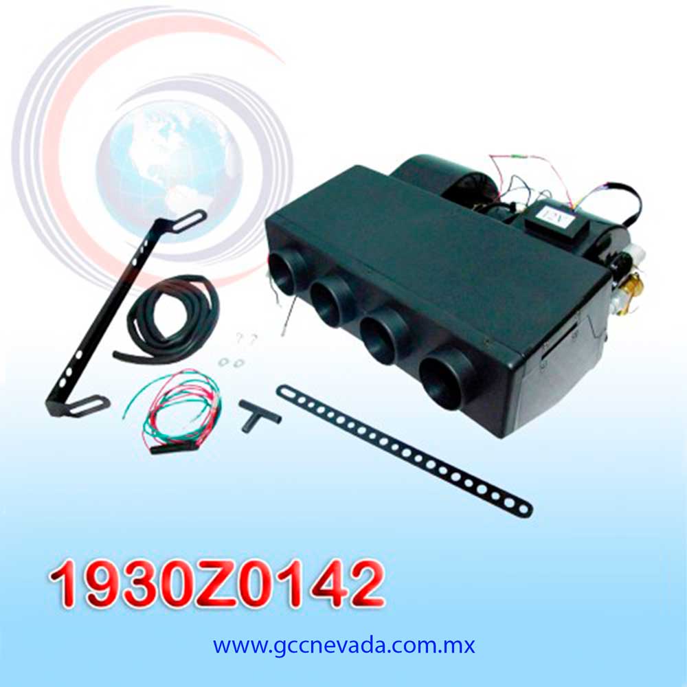 EVAPORADOR UNIV 4 DUCTOS 2" 1/2 13000 BTU 24V (NEGRO) NEVADA ASIA