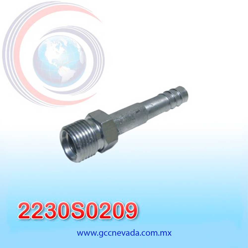 FITTING UNIVERSAL INSERT # 08 (13/32") RECTO R/ALUM NEVADA (PAQ 10) ASIA