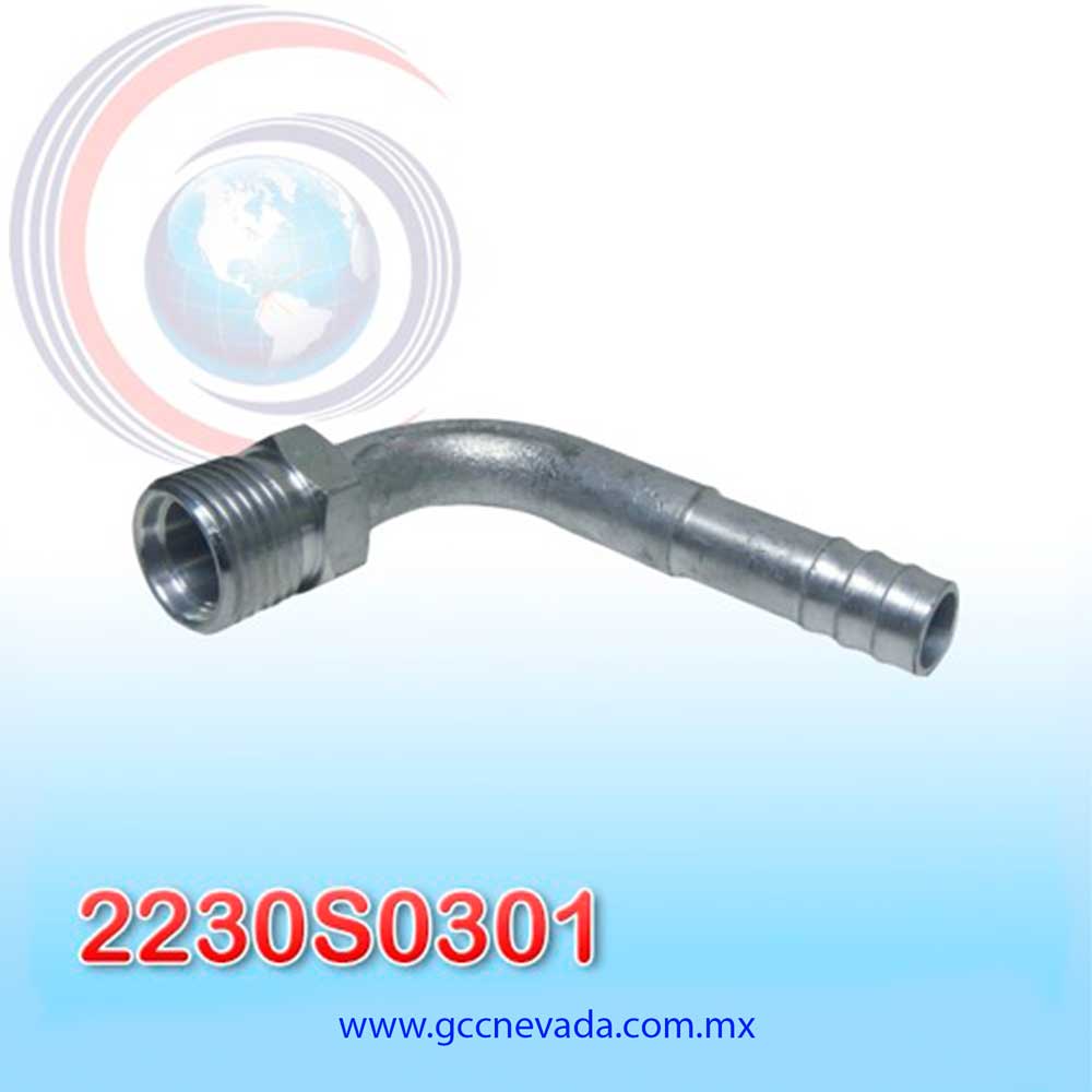 FITTING UNIVERSAL INSERT # 10 (1/2") 90º R/ALUM NEVADA ASIA
