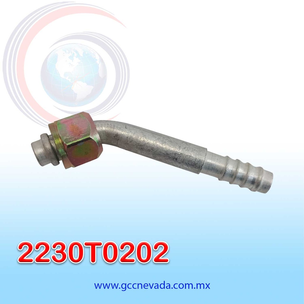 FITTING UNIVERSAL ORING # 08 (13/32) 45° T/ACERO ( PAQ 10) IMP