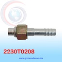 FITTING UNIVERSAL ORING # 08 (13/32") RECTO T/ACERO ( PAQ 10) ASIA