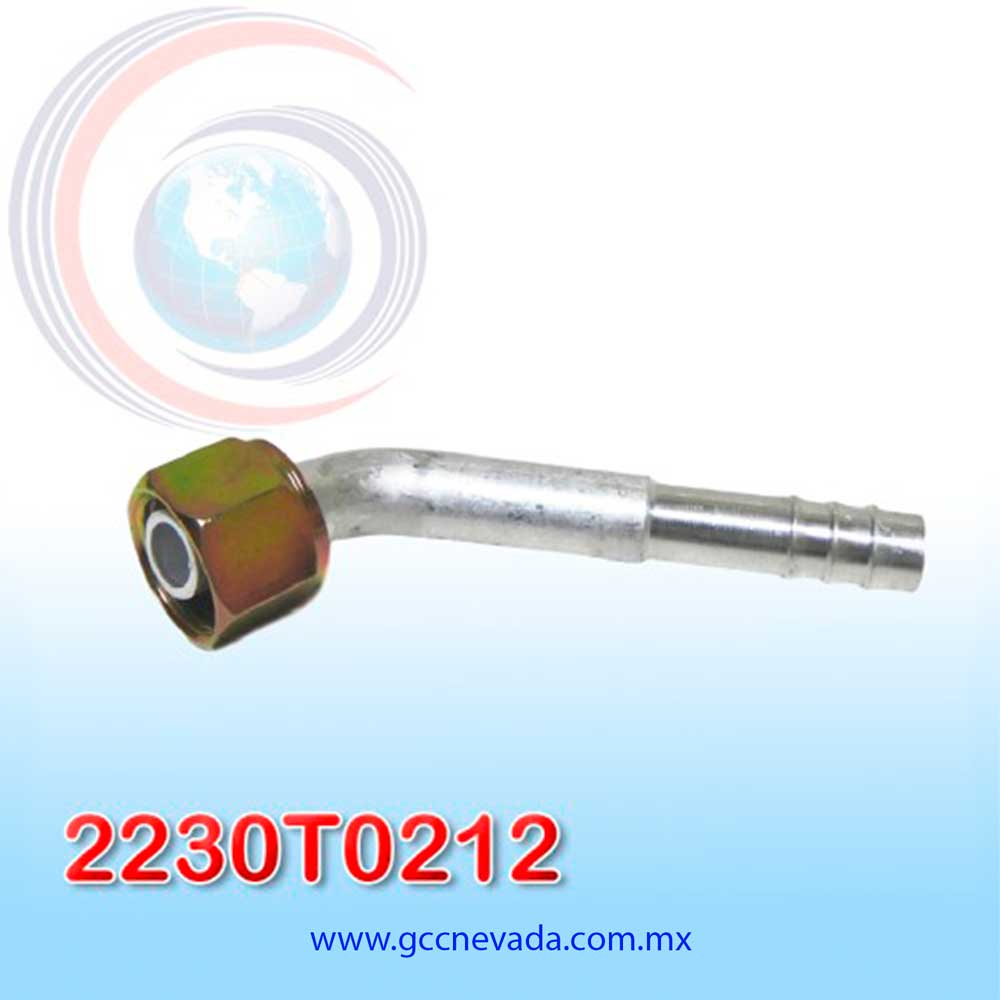 FITTING UNIVERSAL ORING # 08 (13/32") 45º T/ACERO NEVADA (PAQ 10) ASIA