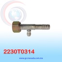 FITTING UNIVERSAL ORING # 10 (1/2") RECTO C/CARGADOR T/ACERO ( PAQ 10)