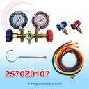 JUEGO UNIV MANOMETRO 72" C/VISOR R-12/R-134-A ASIA