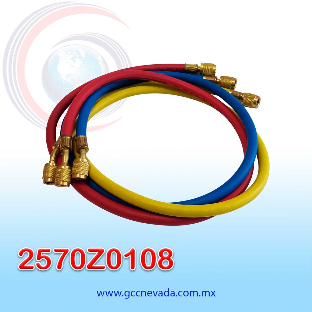 JUEGO UNIVERSAL DE MANGUERA 36" R-12 / R-22 / 502 ASIA