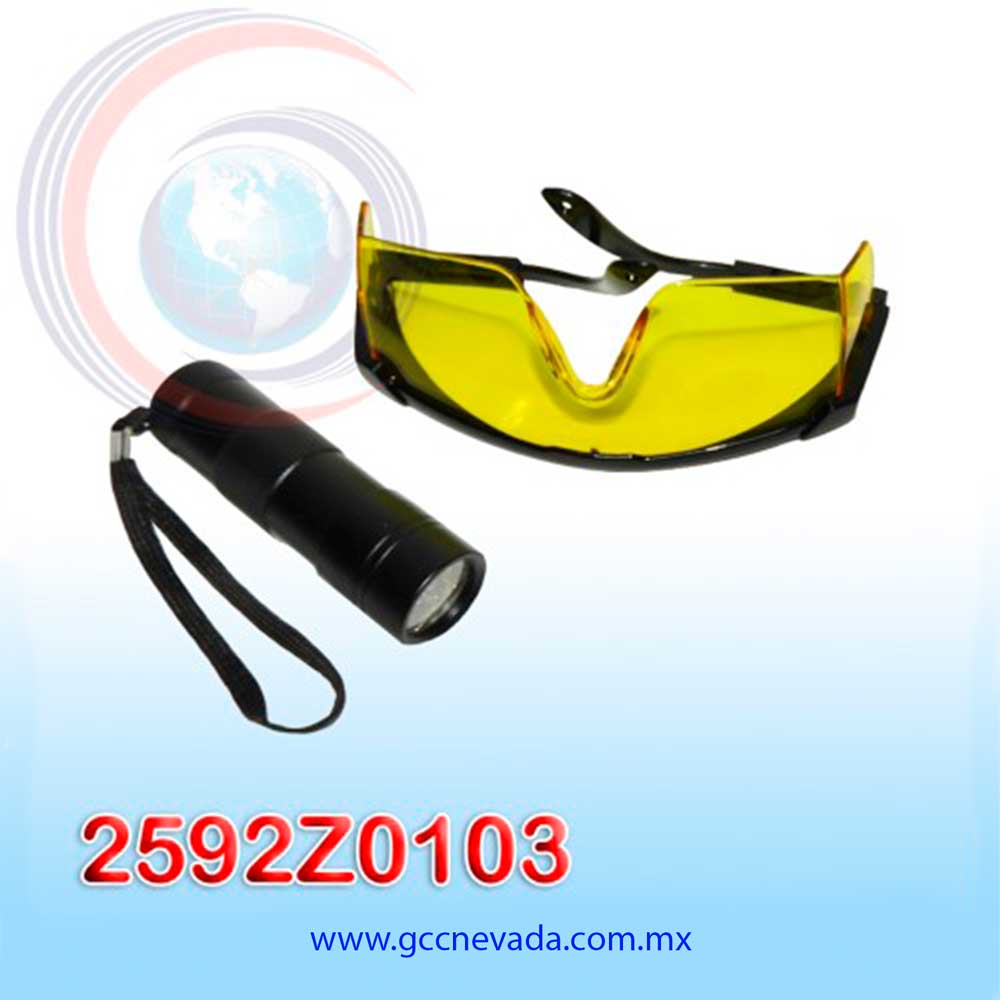 LINTERNA UNIV P/DETECTAR FUGA C/LENTES (30 LUCES) ASIA