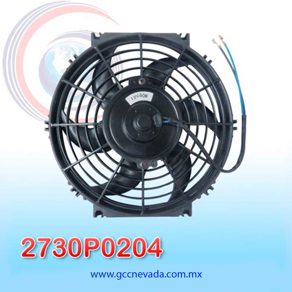 MOTOR ELECTRO VENTILADOR UNIV 10" S HELICOIDAL 80W 12V NEVADA ASIA