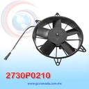 MOTOR ELECTRO VENTILADOR UNIVERSAL 10" L ASPA RECTA 12 V SPAL ITALIA