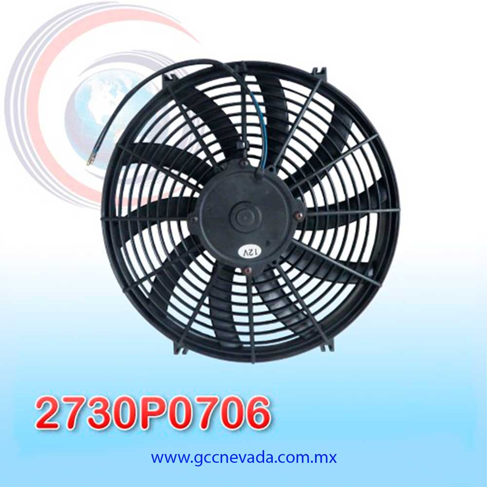 MOTOR ELECTRO VENTILADOR UNIV 16" S HELICOIDAL 130W 12V 4 CARBONES NEVADA ASIA