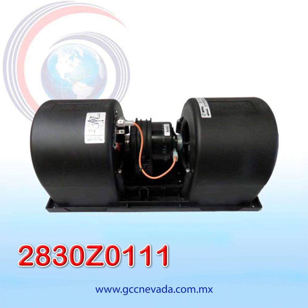 BLOWER MOTOR UNIV AÑO 90/00 2 EJES 24V 324 WATT C/CARACOL SPAL ITALIA