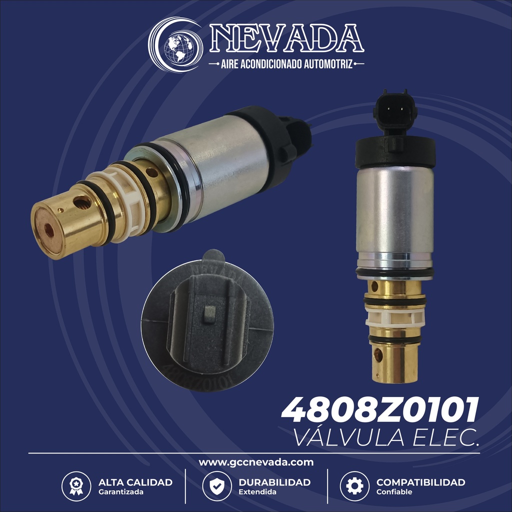 VALVULA DE C/ELECT BMW / BUICK / CADILLAC / KIA / SAAB  SANDEN PXE14 / PXE16 / PXC16 73MM NEVADA ASIA