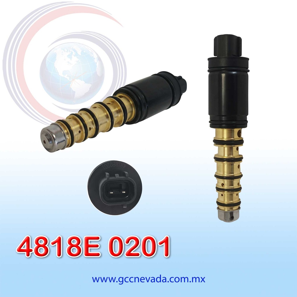 VALVULA DE C/ELECT TOYOTA CAMRY/ COROLLA / DENSO 6SEU12C / 6SEU16C 123MM NEVADA