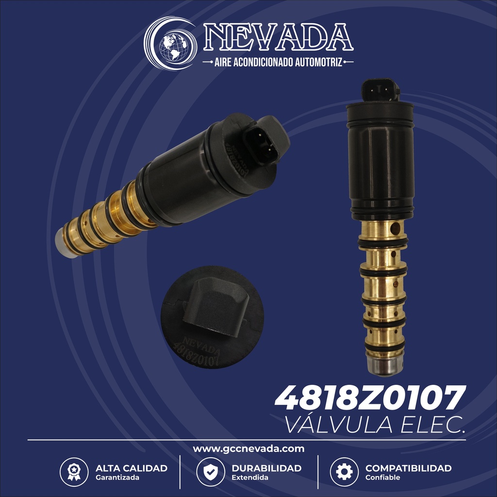 VALVULA DE C/ELECT TOYOTA / 6SEU16C 107MM NEVADA ASIA