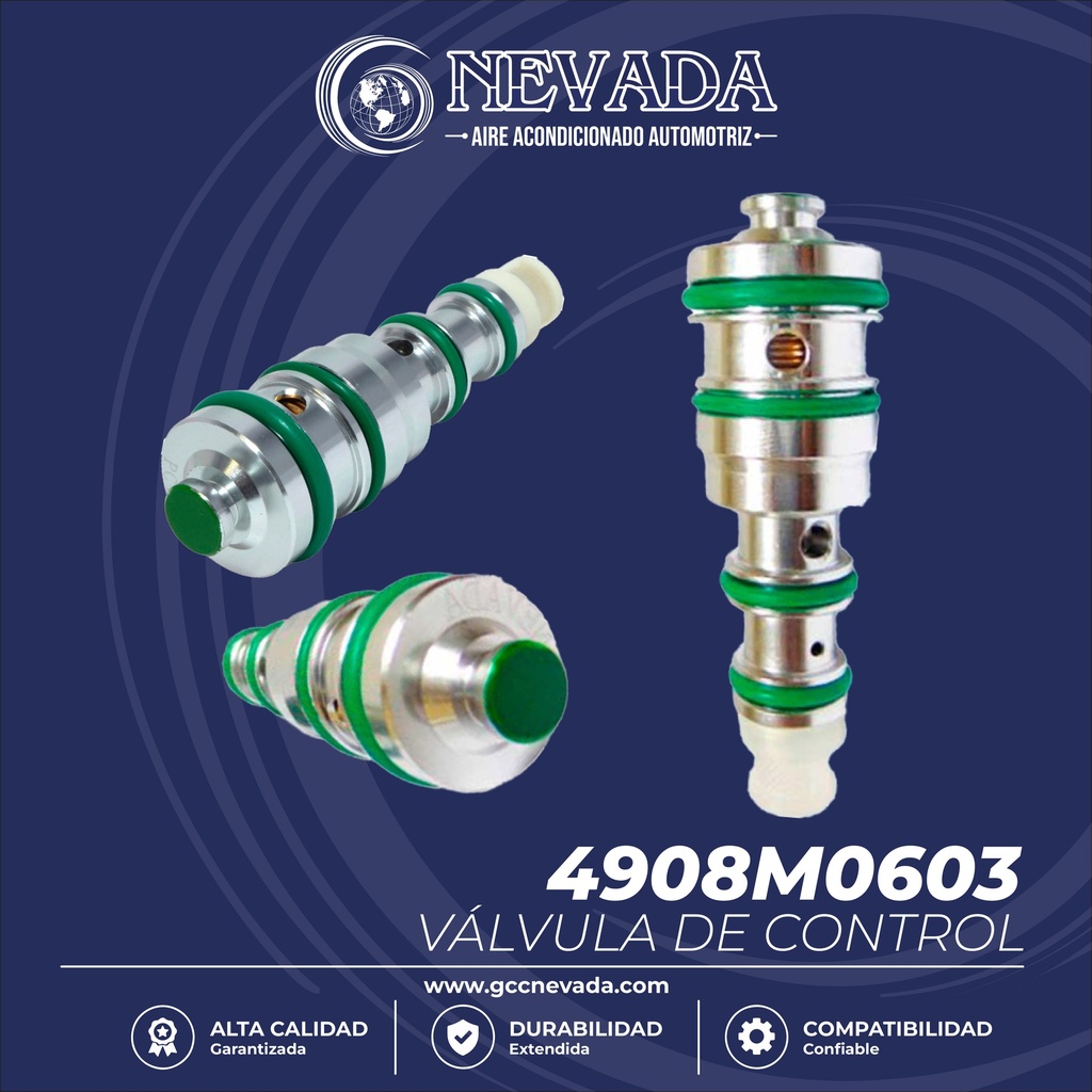 VALVULA G/M CONTROL DESPLAZ/VARIABLE UNIVERSAL R-134-A VERDE (PAQ 5) ASIA