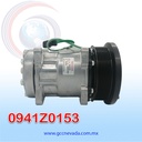 COMPRESOR 709 SHD7H15 4487/4726 TOMA HORIZONTAL MUFFLER PAD GK R-134-A 8 OREJAS 8PK 132MM 24V NEVADA ASIA