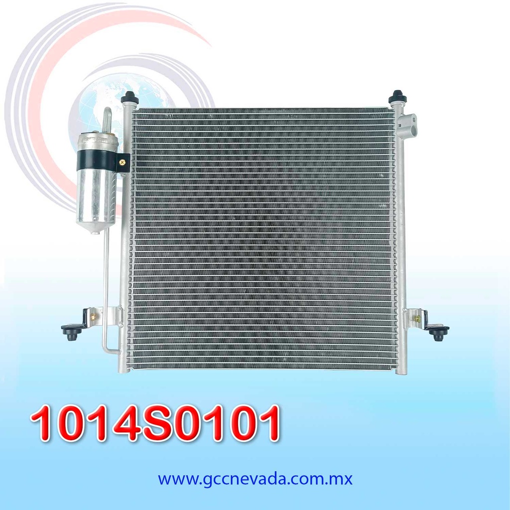 CONDENSADOR MITSUBISHI L-200 AÑO 05-15 R-134-A C/FILTRO NEVADA ASIA