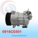 COMPRESOR CITROEN / PEUGEOT 208 AÑO 12/23 / 308 II 13/23 / 2008 13/23 / C3 09/22 / C4 GRAND PICASSO 13/22 / DS3 09/15 / DS5 11/15 PV6 12V 6PK ASIA