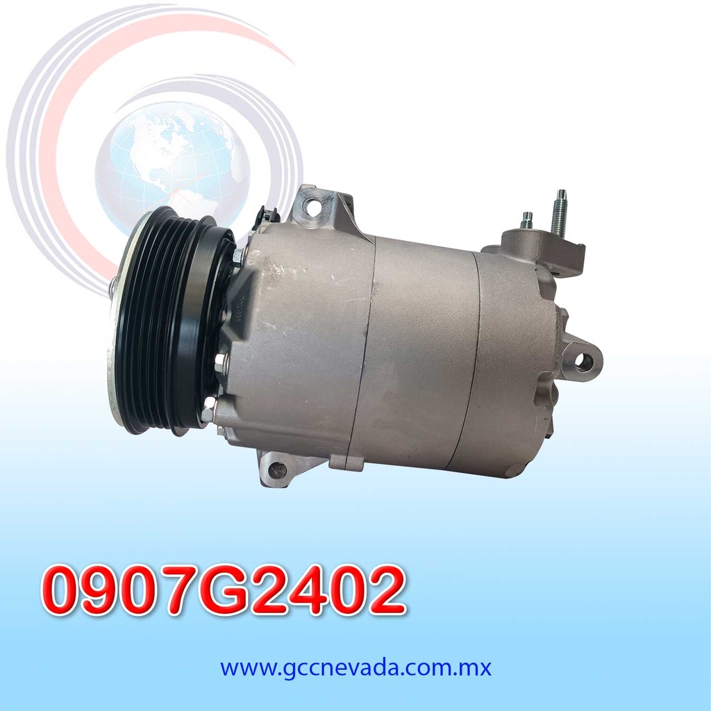 COMPRESOR FORD TRANSIT CONECT AÑO 14-18 / TRANSIT 2.2 DIESEL 07-14 / TRANSIT 3.7L 07-14 V6 GASOLINA /  ESCAPE AÑO 13-19 2.5L L4 DIESEL / FOCUS 13-18 2.0L L4 VS16 4PK 109MM 12V NEVADA