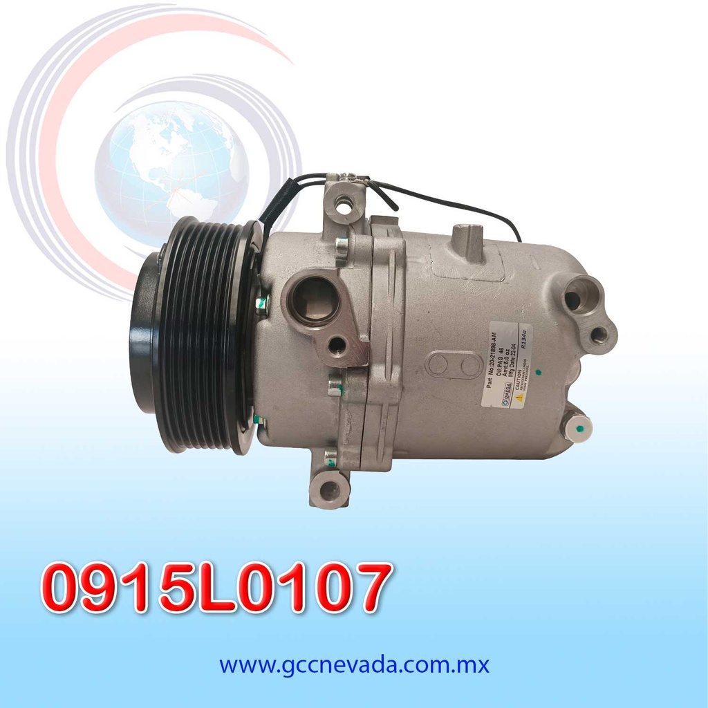 COMPRESOR NISSAN FRONTIER AÑO 05-20 / XTERRA 05-15 / SUZUKI EQUATOR 09-12 V6 7PK 115MM 12V CR14 ASIA