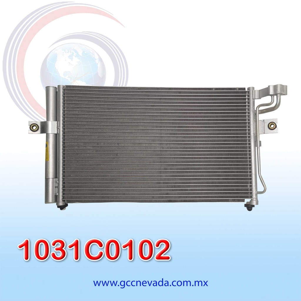 CONDENSADOR JAC STAR AÑO 11/13 R-134-A C/FILTRO NEVADA ASIA