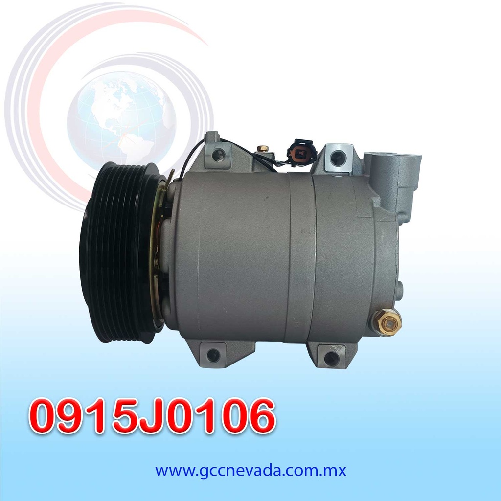 COMPRESOR NISSAN URVAN AÑO 10/22 GASOLINA DKS17D7 GRV08 7PK  12V R-134-A  ASIA
