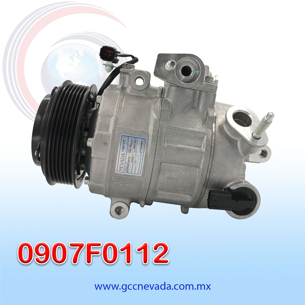 COMPRESOR FORD EXPLORER 3.5L AÑO 13/19 6PK 12V NEVADA ASIA