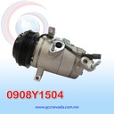 COMPRESOR CHEVROLET ONIX TURBO AÑO 19/23 / TACKER TURBO R-134-A 5PK 12V  ASIA