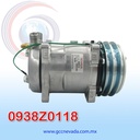 COMPRESOR 508 STD R-134-A 8 OREJAS O-RING 24V 2A NEVADA ASIA