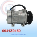 COMPRESOR 709 SD7H15 4085/4494/4757/4891 TOMA HORIZONTAL MUFFLER PAD WV R-134-A T/P 6PK 132MM 12V NEVADA