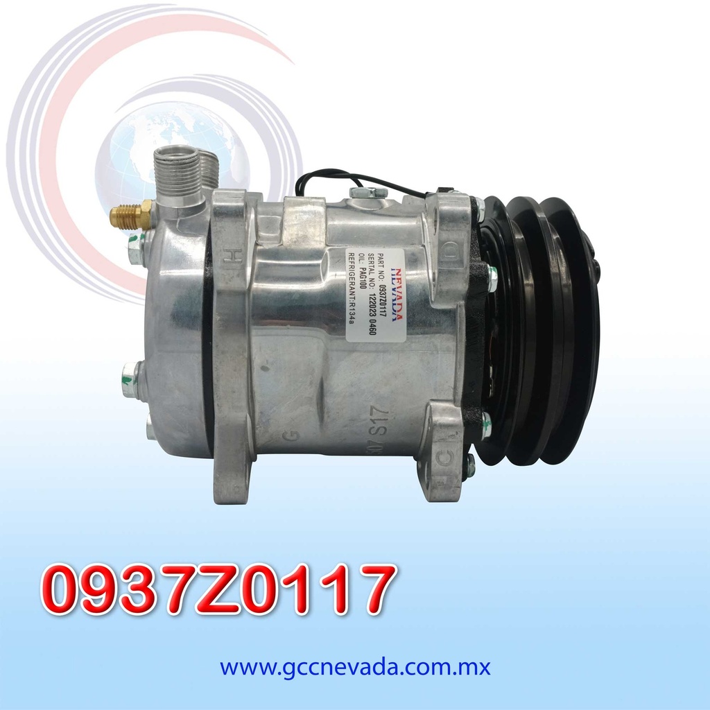 COMPRESOR 507 STD R-404-A 8 OREJAS O-RING 2A 126MM 24V (THERMOKING) NEVADA ASIA