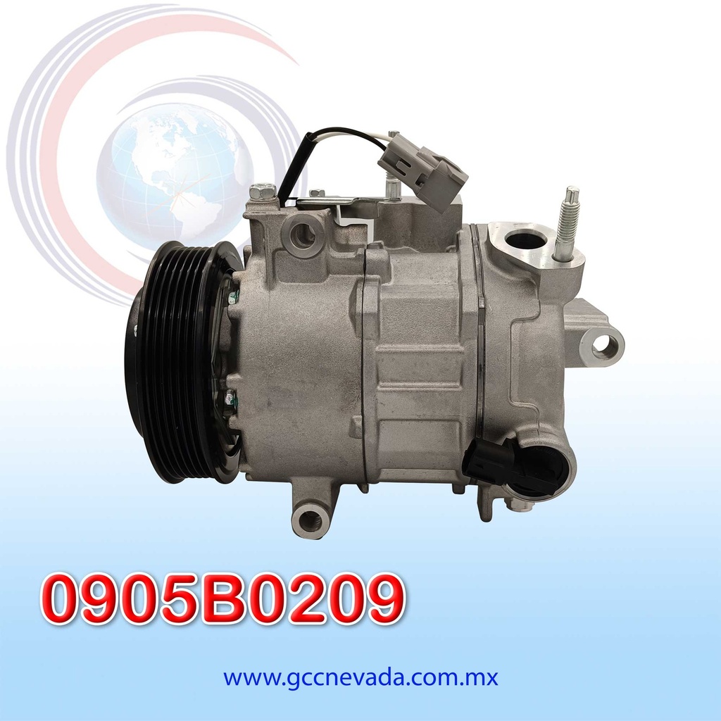 COMPRESOR RAM 1500 AÑO 14-18 / 1500 CLASSIC 19-23 / 4000 15-17 T/P R-134-A/R1234YF V8 5.7L 6PK 140MM 12V 7SBH17C NEVADA